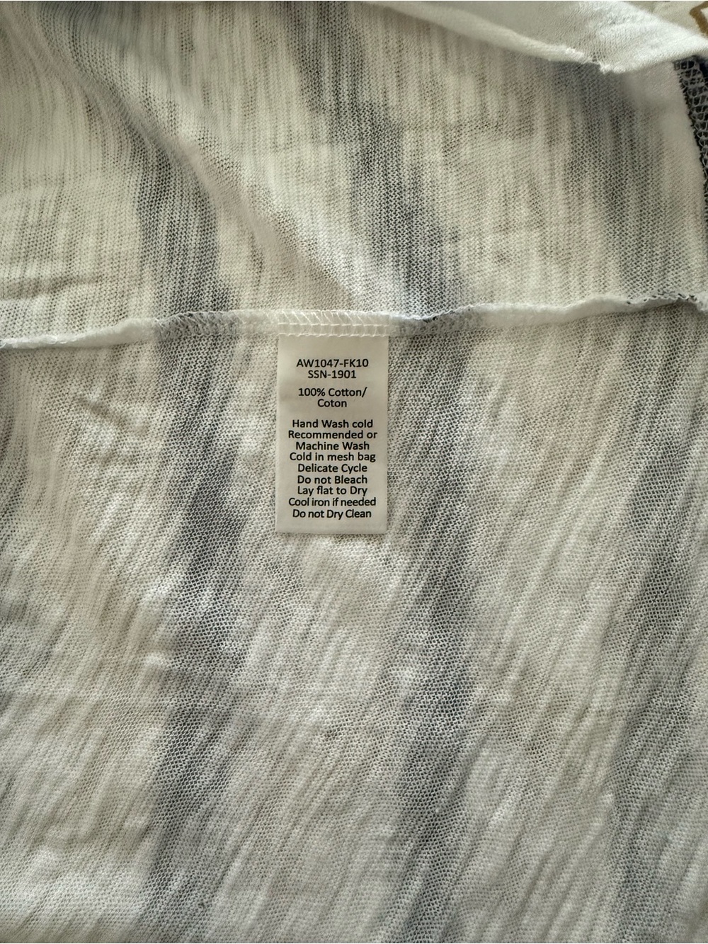ATM Anthony Thomas Melillo Striped Watermark Long Sleeve Top Women’s L EUC Soft - Picture 7 of 8